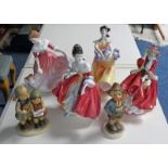 4 ROYAL DOULTON FIGURES: MY BEST FRIEND, SOUTHERN BELLE,