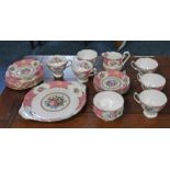 ROYAL ALBERT LADY CARLYLE 6 PLACE TEASET Condition Report: In good condition.