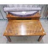 21ST CENTURY HARDWOOD COFFEE TABLE & TV STAND,