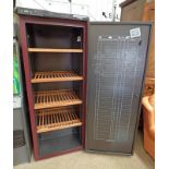 CLIMADIFF CV294 WINE FRIDGE WITH 4 SLATTED WOOD SHELVES 183CM TALL Condition Report: