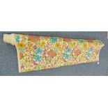 LARGE ROLL OF FLORAL MATERIAL LISE DESSIN DE PASCALINE VILLOW