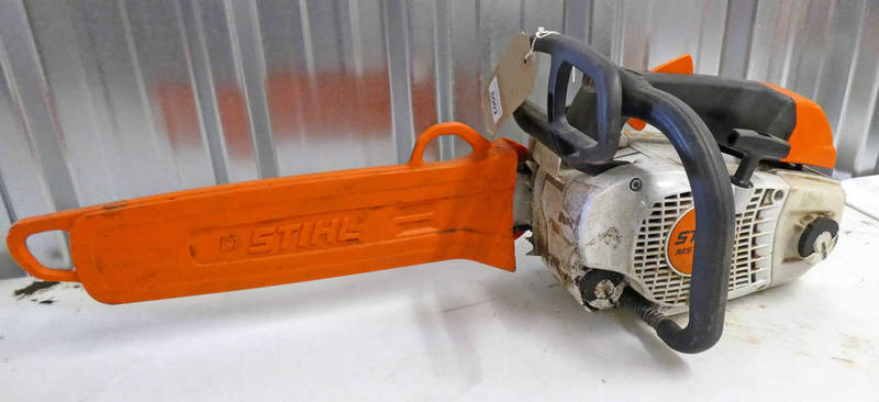 STIHL 14" MS201T CHAINSAW - YEAR 2016 14" TOP HANDLED ARBORIAL CHAINSAW