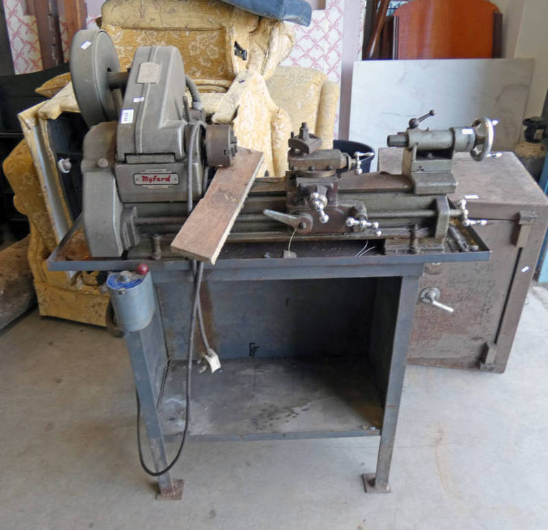 MYFORD TYPE A METAL LITHE 82 CM LONG Condition Report: This is an untested