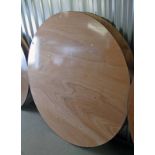 2 X CIRCULAR FOLDING BANQUET TABLES 183 CM WIDE