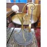 BRASS TABLE TOP DINNER GONG WITH MALLET