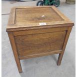 LATE 19TH / EARLY 20TH CENTURY COMMODE WITH BRASS HANDLES