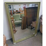 GILT FRAMED MIRROR WITH BEVELLED EDGE 99 CM X 130 CM