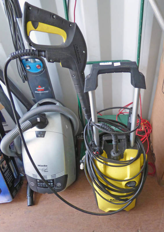 KARCHER K4 COMPACT POWER WASHER Condition Report: Sold as seen with no guarantee.