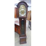 MAHOGANY GRANDAUGHTER CLOCK BY METAMEC - 162 CM TALL