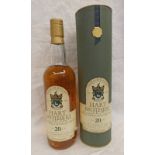 1 BOTTLE BRAES OF GLENLIVET 20 YEAR OLD SINGLE MALT WHISKY - 70CL,