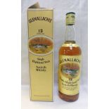 1 BOTTLE GLENALLACHIE 12 YEARS OLD SINGLE MALT WHISKY - 75CL, 40% VOLUME,