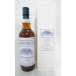 1 BOTTLE LONGROW MANZANILLA WOOD SINGLE MALT WHISKY 2005 CHRISTMAS BOTTLING - 70CL, 46% VOLUME,