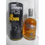 1 BOTTLE PORT CHARLOTTE 8 YEAR OLD SINGLE MALT WHISKY, PC8 AR DUTHCHAS, BOTTLED 2009 - 700ML, 60.