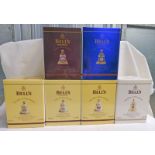 SELECTION OF 6 BELL'S WHISKY DECANTERS TO INCLUDE CHRISTMAS 2002, 2003, 2004, 2005,