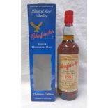 1 BOTTLE GLENFARCLAS 23 YEAR OLD SINGLE MALT WHISKY, PORT PIPES SELECTION VINTAGE 1981 - 700ML,