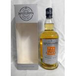 1 BOTTLE HAZELBURN 8 YEAR OLD SINGLE MALT WHISKY - 70CL, 46% VOLUME,