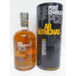 1 BOTTLE PORT CHARLOTTE 8 YEAR OLD SINGLE MALT WHISKY, PC8 AR DUTHCHAS, BOTTLED 2009 - 700ML, 60.