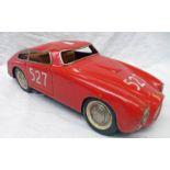 TINPLATE SPORTS CAR Condition Report: The item has a dented roof together with