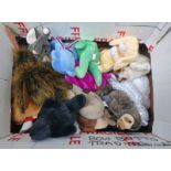 SELECTION OF BEANIE BABY SOFT TOYS