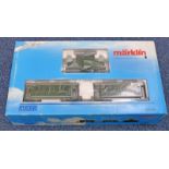 MARKLIN MAXI 54102 - BAVARIAN TRAIN SET INCLUDING E-69 ELETRIC LOCOMOTIVE, 2 PASSENGER CARS,