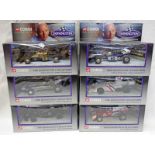 SIX CORGI CLASSIC MODEL RACING CARS FROM THE DONNINGTON COLLECTION INCLUDING 97378 - SURTEES TS9B,