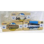 TWO CORGI MODEL VEHICLES INCLUDING 21401 - AEC REFRIGERATED BOX TRAILER,