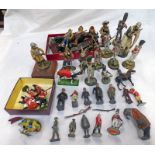 SELECTION OF VINTAGE LEAD TOY SOLDIERS AND OTHERS