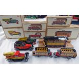 SELECTION OF TINPLATE VEHICLES INCLUDING CARS, BUSES, TRAMS, ETC.