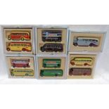 SELECTION OF SIX CORGI MODEL BUSES