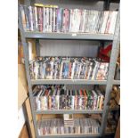 SELECTION OF VARIOUS DVD'S OVER 4 SHELVES