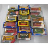 SELECTION OF CORGI CLASSIC MODEL BUSES.