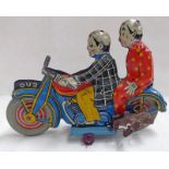 METTOY TINPLATE CLOCKWORK MOTORBIKE