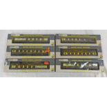 SIX WRENN 00/HO GAUGE PULLMAN COACHES INCLUDING VERA, AUDREY, DROS ETC SOME IN INCORRECT BOXED.