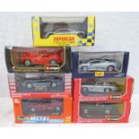 SEVEN 1:24 SCALE MODEL CARS FROM REVELL, MAISTO, BURAGO INCLUDING MCLAREN F1,