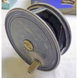 ARMY AND NAVY 4 1/2 INCH UNIQUA STYLE ALLOY REEL WITH BRASS FOOT
