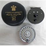 HARDY MARQUIS #8/9 FLY REEL WITH PADDED CASE AND SPARE SPOOL -2-