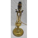 19TH CENTURY BRASS SHIP'S SWIVEL LIGHT,