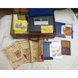 Lot Withdrawn BONE CASED PEN PENCIL, MASCHERS IMPROVED STEREOSCOPE, VISTA SCREEN & CORDS,