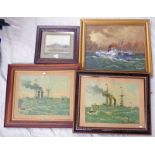 VARIOUS NAVAL PICTURES INCLUDING H.M.