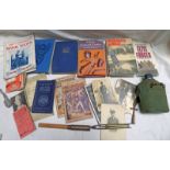 VARIOUS MILITARY NAVAL PHOTOGRAPHS, BOOKS, ODDMENTS,