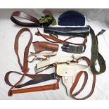 GOOD SELECTION MILITARY WEBBING GUN HOLSTERS ETC