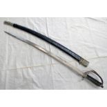 SWORD WITH SCABBARD MARKED MADE IN INDIA