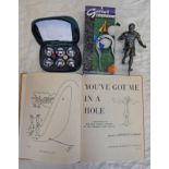 1 VOLUME - YOU'VE GOT ME IN A HOLE, A COLLECTION OF GOLFING CARTOONS EDITED BY LAWRENCE LARIAN ,