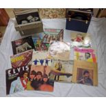 VARIOUS RECORDS TO INCLUDE THE BEATLES, SIMON & GARFUNKEL, THE NEW SEEKERS,