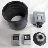 MAMIYA PRESS 65 MM FINDER, MAMIYA LENS BODY,