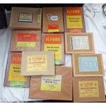 SELECTION OF UNEXPOSED ILFORD GLASS PLATE NEGATIVES TO INCLUDE QUARTER PLATE, HALF PLATE,