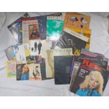 SELECTION OF RECORDS TO INCLUDE THE SMITHS, JOY DIVISION, BLONDIE, ALAN VEGA, MONKEYS,