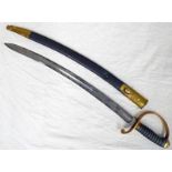 19TH CENTURY CONSTABULARY HANGER WITH 60CM BLADE,