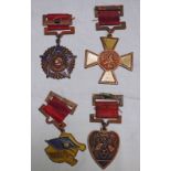 1950'S SOVIET CHINA FRIENDSHIP MEDALS & RIBBONS