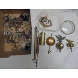 GOOD SELECTION CLOCK KEYS WEIGHTS, CLOCK FINIALS,